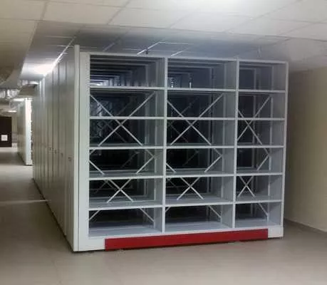 Мобильные библиотечные стеллажи серия Т