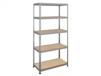 Складской металлический оцинкованный стеллаж SBL 180KD/90X45/5