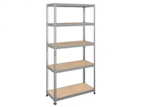 Металлический оцинкованный стеллаж складской SBL 180KD/120X40/5