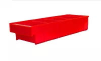 Ящик пластиковый Б 400х92х100 (красный)