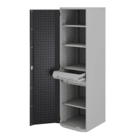 Шкаф металлический однодверный Kobor Expert MC/1-50/60 4S.20B