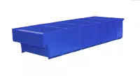 Ящик пластиковый Б 400х92х100 (синий)