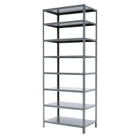 Стеллаж для склада MS Hard 300x100x30 (8 полок)
