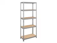 Складской металлический оцинкованный стеллаж SBL 180KD/75X35/5
