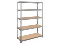 Металлический оцинкованный стеллаж складской SBL 180KD/120X45/5