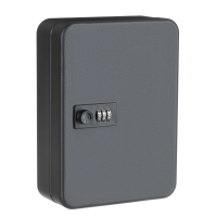 Ключница настенная металлическая с кодовым замком SAFEBURG Key-24 Black