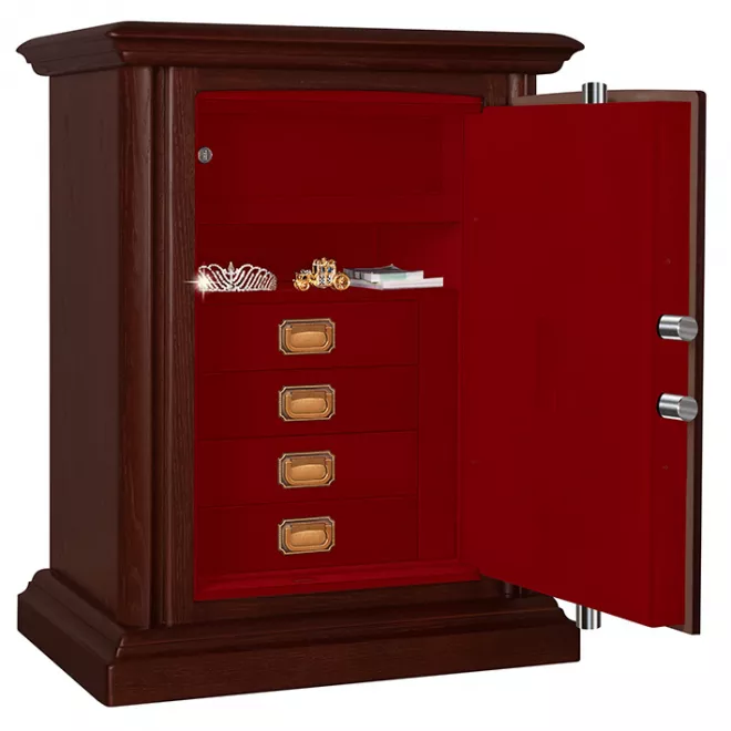 Элитный сейф в дереве Safewood 78EL Flock 4Dr Элитный сейф в дереве Safewood 78EL Flock 4Dr