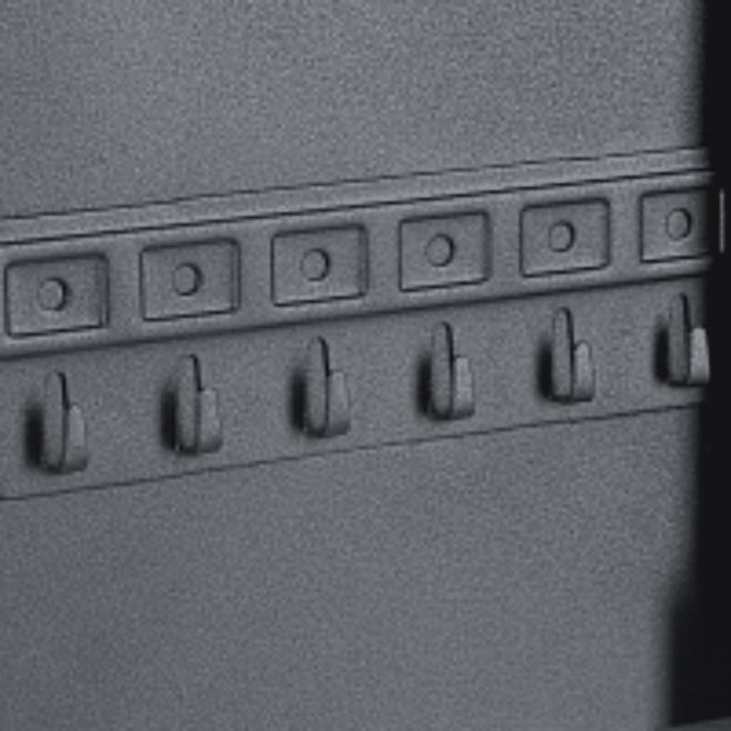 Ключница настенная металлическая с замком SAFEBURG Key-48 Black