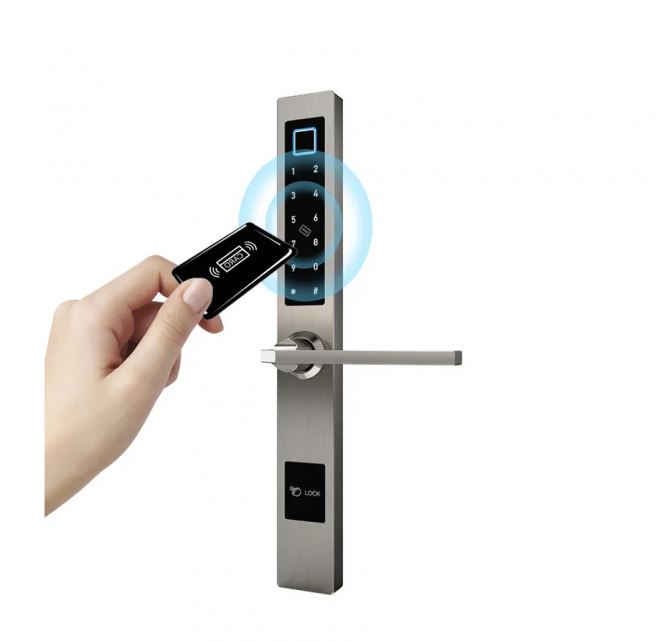 Умный электронный дверной замок SAFEBURG SMART SLIM LOCK