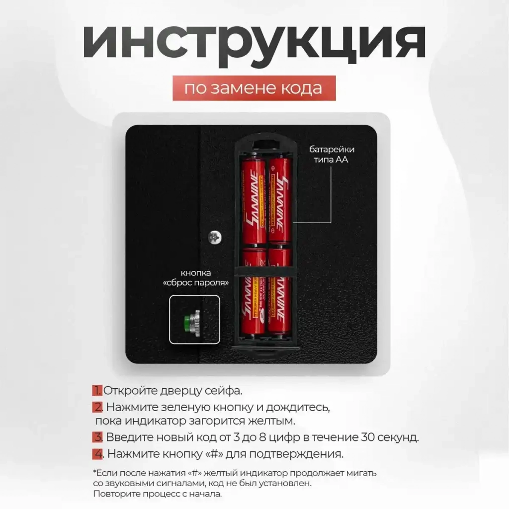 Сейф SAFEBURG SB-300 BLACK