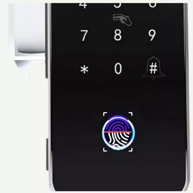 Умный дверной электронный замок SAFEBURG SMART GLAZZ BLACK Умный дверной электронный замок SAFEBURG SMART GLAZZ BLACK