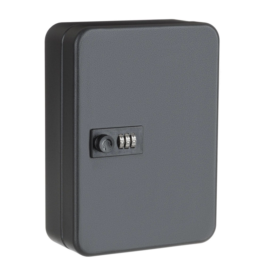 Ключница настенная металлическая с кодовым замком SAFEBURG Key-24 Black