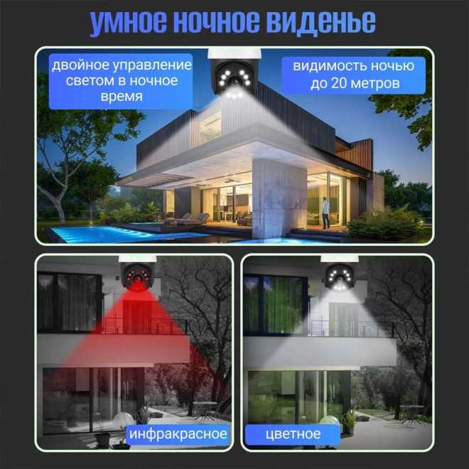 Камера видеонаблюдения wifi уличная SAFEBURG EYE-55 Камера видеонаблюдения wifi уличная SAFEBURG EYE-55