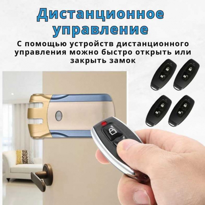 Электронный дверной замок SAFEBURG WIRELESS LOCK 1910