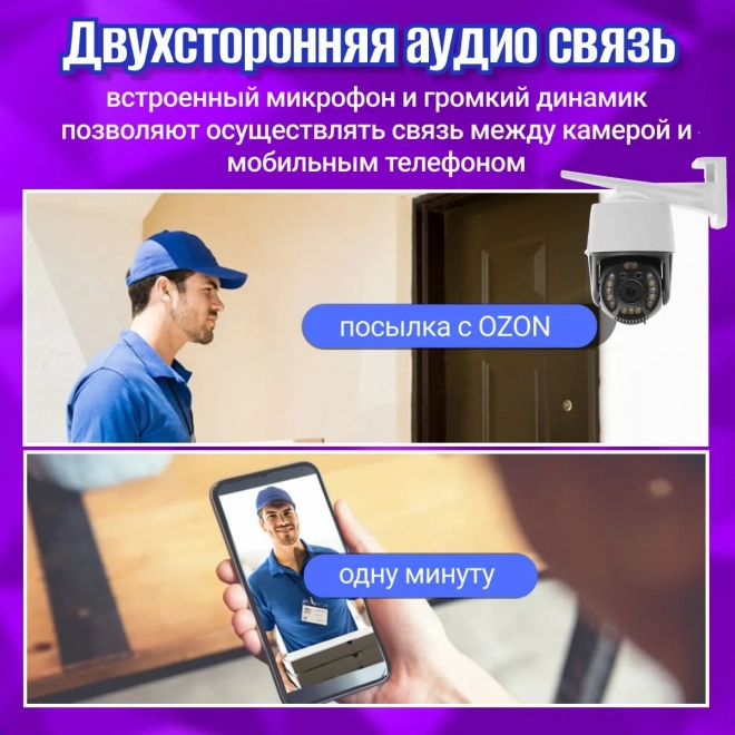 Камера видеонаблюдения wifi уличная SAFEBURG EYE-E1