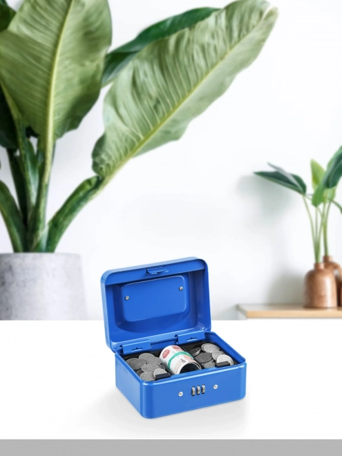 Ящик для денег SAFEBURG Keeper-15C Blue Gloss