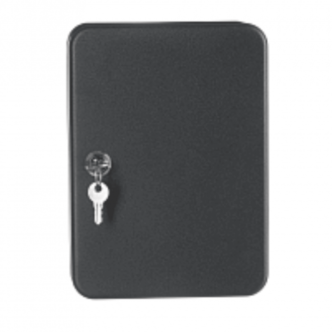Ключница настенная металлическая с замком SAFEBURG Key-48 Black