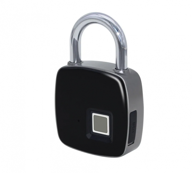 Умный электронный биометрический навесной замок SAFEBURG SMART 1490 TUYA
