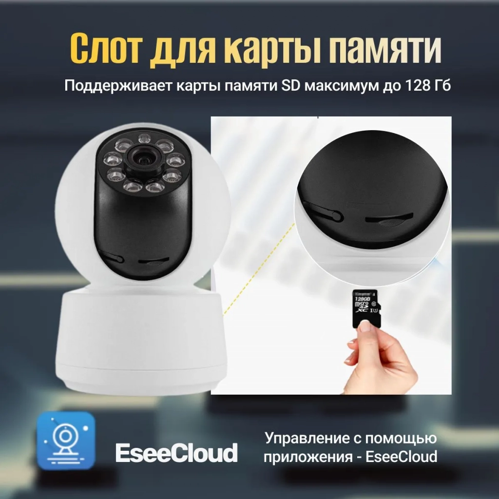 Камера видеонаблюдения wifi для дома SAFEBURG EYE-S1