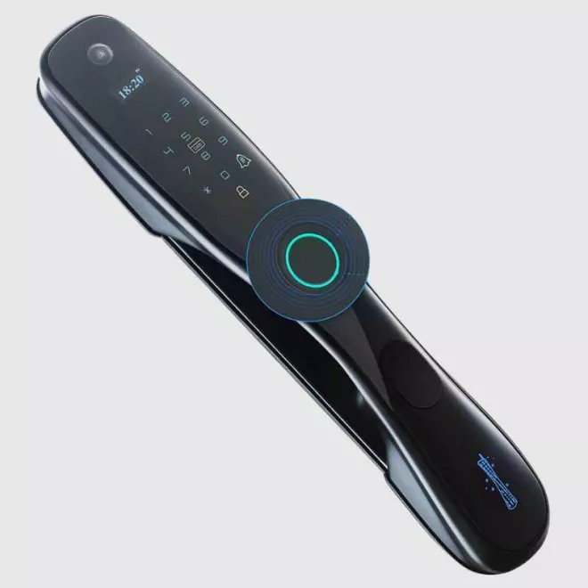 Умный биометрический электронный дверной замок с видео звонком SAFEBURG SMART PREMIUM Умный биометрический электронный дверной замок с видео звонком SAFEBURG SMART PREMIUM
