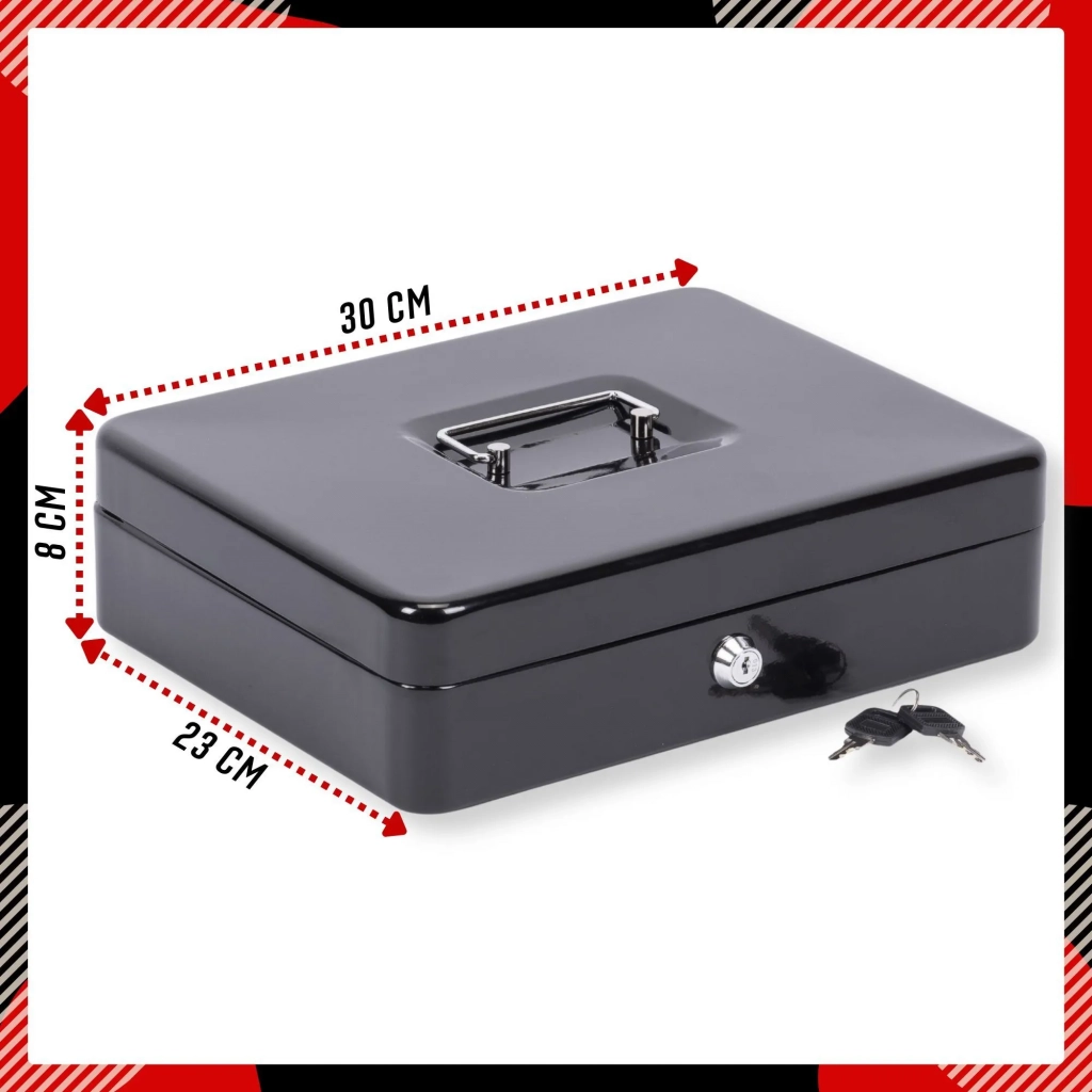 Ящик для денег SAFEBURG Keeper-30 Black Gloss