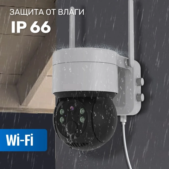 Камера видеонаблюдения wifi уличная с солнечной батареей SAFEBURG EYE-170 Камера видеонаблюдения wifi уличная с солнечной батареей SAFEBURG EYE-170