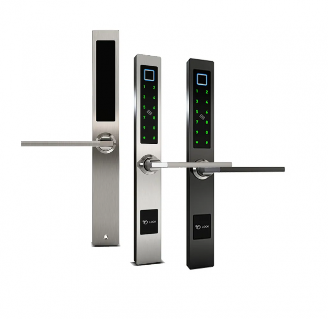 Умный электронный дверной замок SAFEBURG SMART SLIM LOCK
