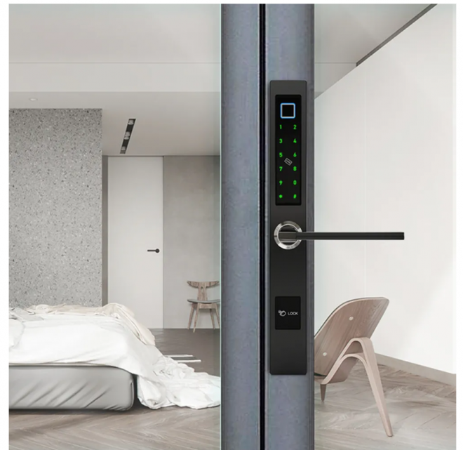 Умный электронный дверной замок SAFEBURG SMART SLIM LOCK