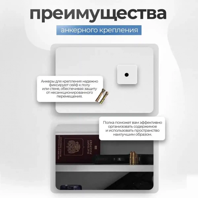 Сейф SAFEBURG SB-250 WHITE