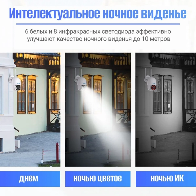 Камера видеонаблюдения wifi уличная 4К SAFEBURG EYE-88