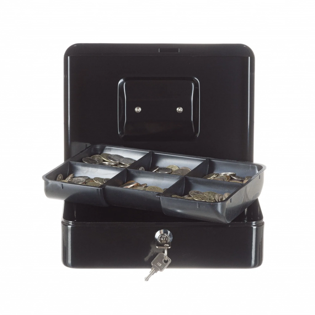 Ящик для денег SAFEBURG Keeper-25 Black Gloss