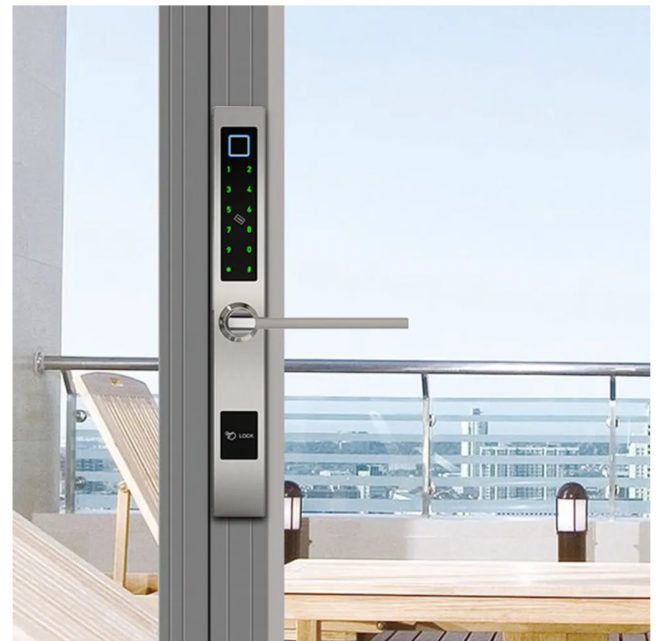 Умный электронный дверной замок SAFEBURG SMART SLIM LOCK